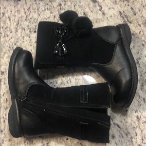 Faux Fur Black Boots